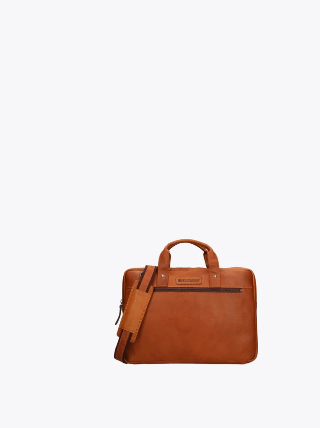 Leather Briefcase Laptop Bag for Office Use