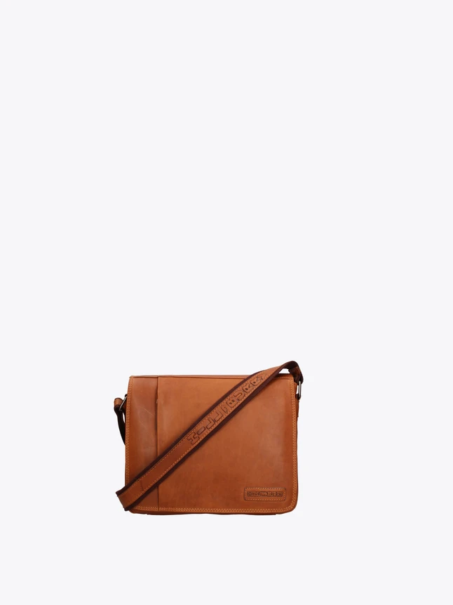 Leather Minimalist Messenger Bag Crossbody for Everyday Use