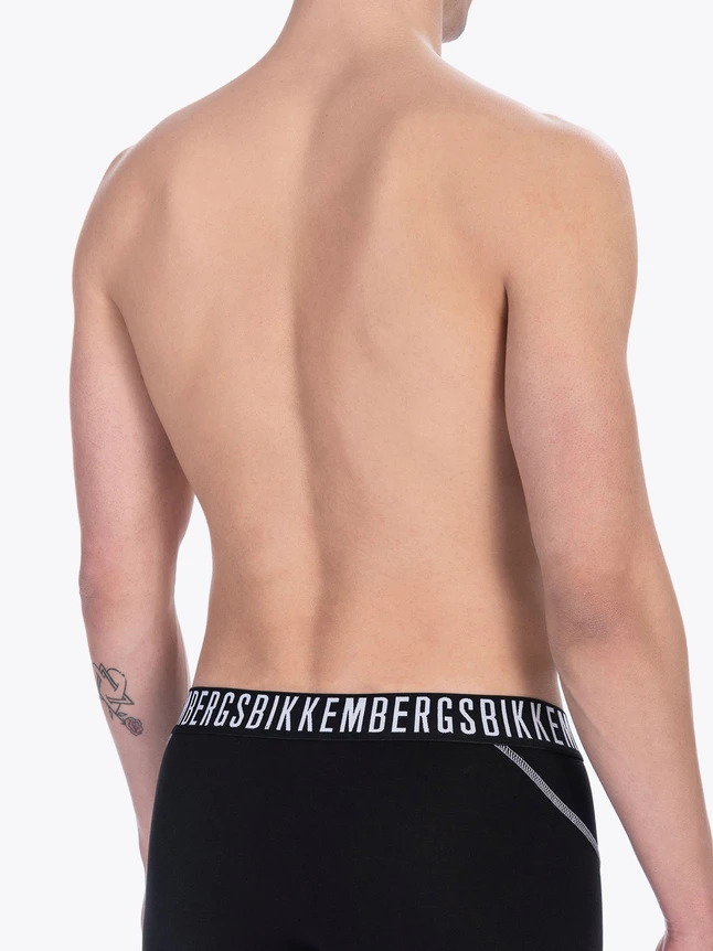 Brand Logo Waistband Cotton Blend Boxer Briefs for Daily Comfort