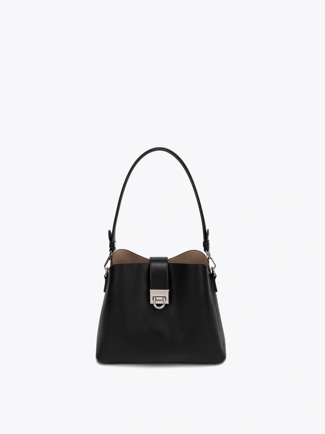 Vegan Leather Elegant Shoulder Bag For Women - Timeless Design