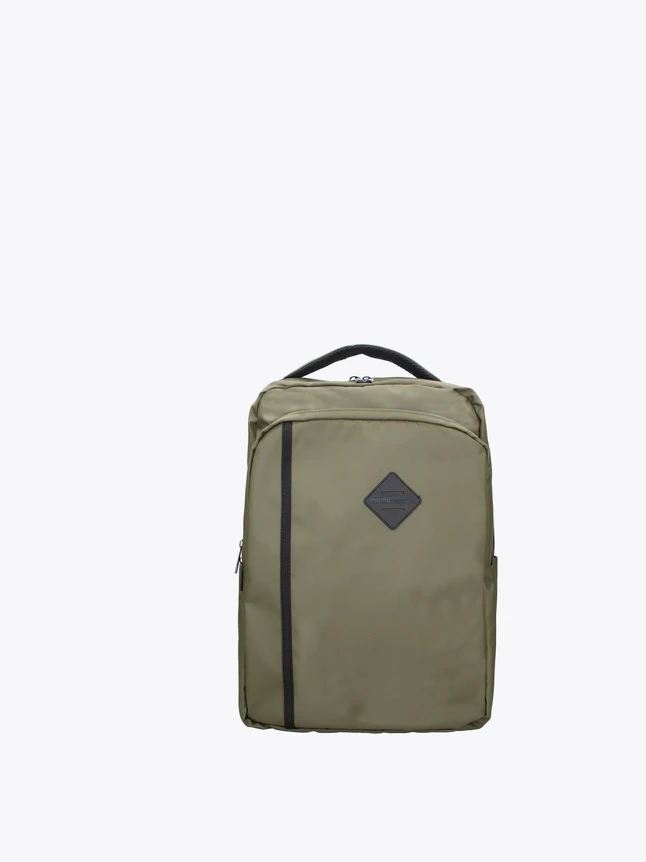 Men's Backpack In Vegan Leather For Travel - Sleek Design With Compact Shape