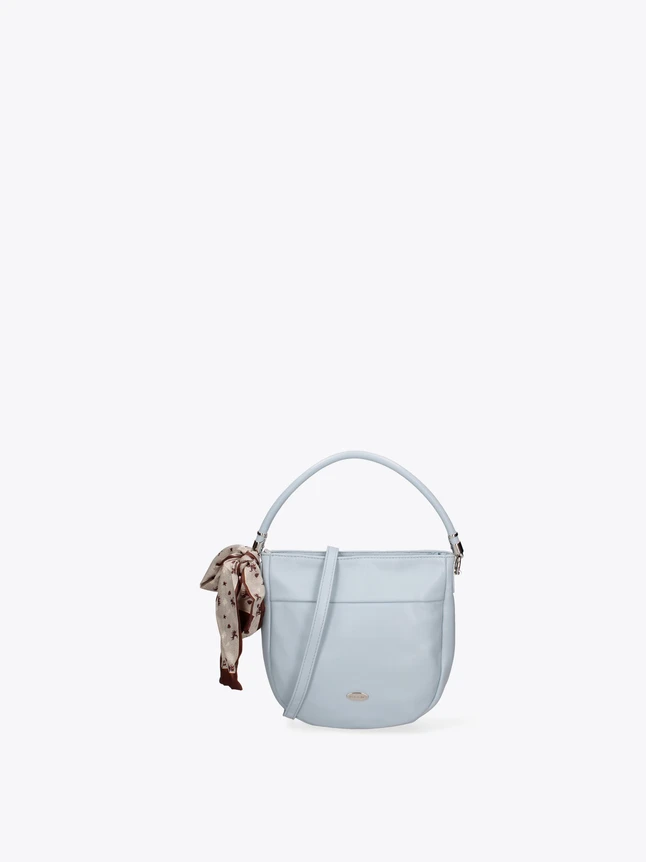 Elegant Leather Bucket Bag Top Handle for Daily Use
