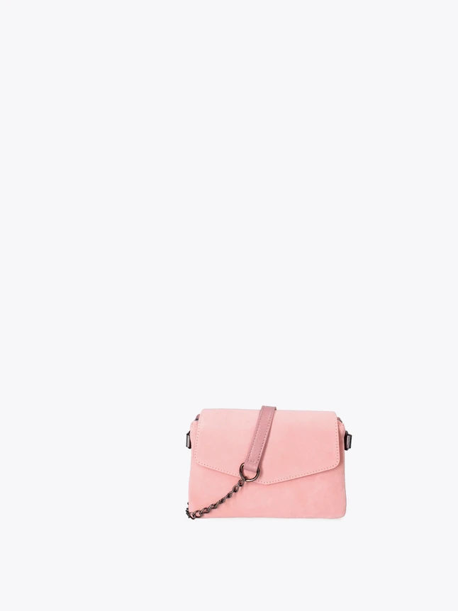 Suede Leather Mini Satchel Crossbody Bag for Everyday Use