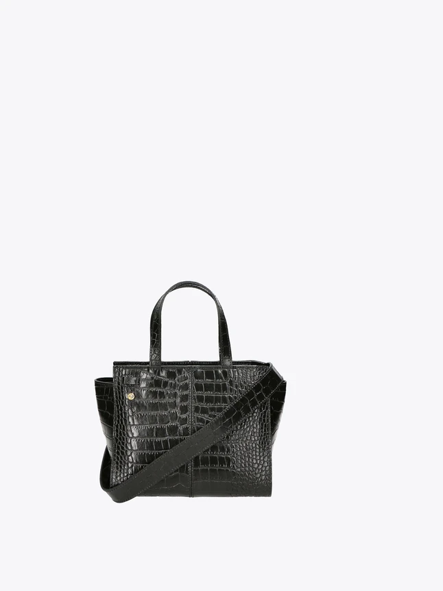 Crocodile Embossed Leather Tote Bag for Everyday Use