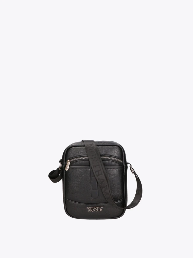 Leather Crossbody Bag for Everyday Use with Front Zipper Pockets