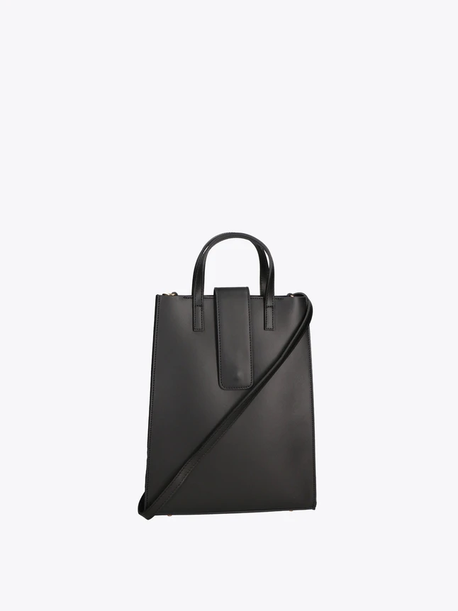 Minimalist Leather Satchel Crossbody Bag for Everyday Office Use