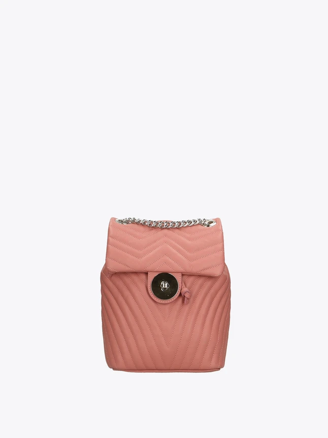 Chic Quilted Leather Backpack for Everyday Use Laptop Backpacks