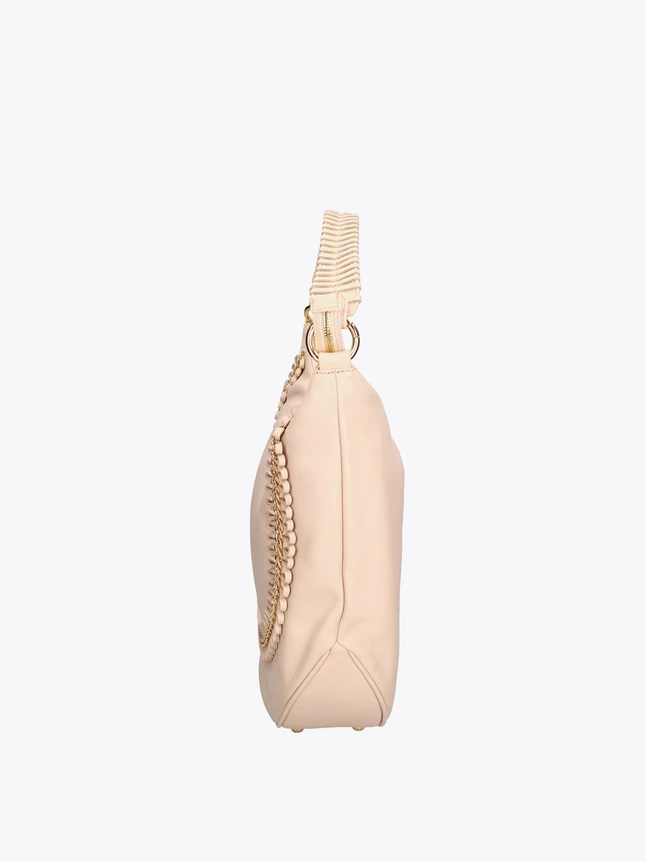 Sophisticated Braided Chain Accent Shoulder Bag for Modern Daily Elegance