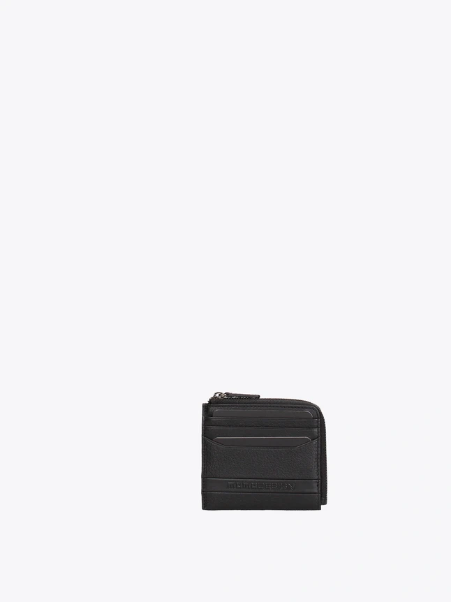 Men's Sophisticated Card Holder In Genuine Leather For Work - Elegant Design