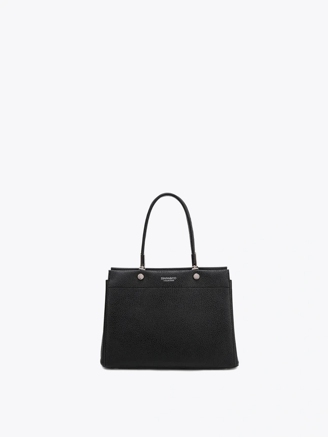 Vegan Leather Classic Handbag For Women With Soft Shape - Stylish Essential