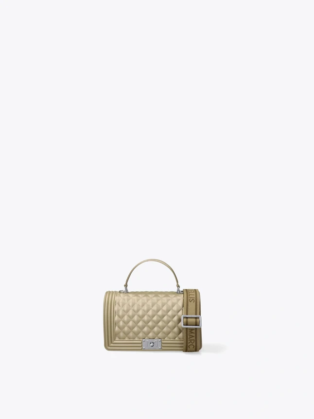 Sleek Handbag In Vegan Leather For Women - Elegant Design With Practical Shape