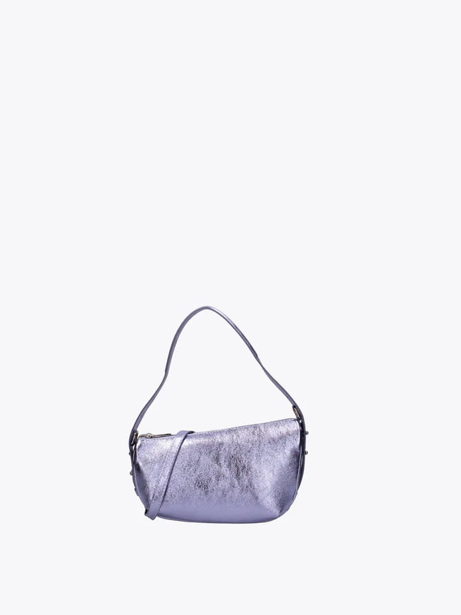 Metallic Fabric Crossbody Bag for Evening Out