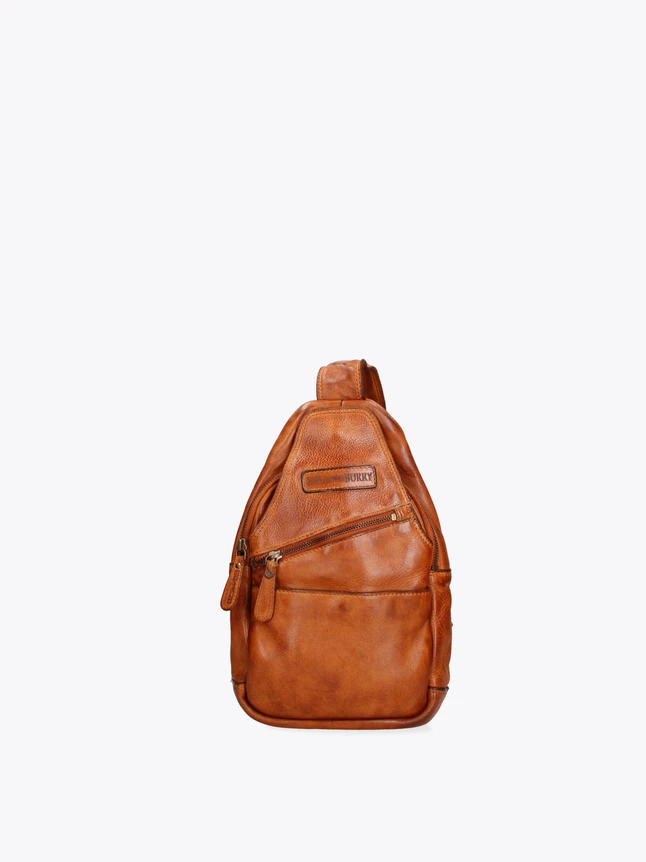 Classic Leather Crossbody Sling Bag for Everyday Travel