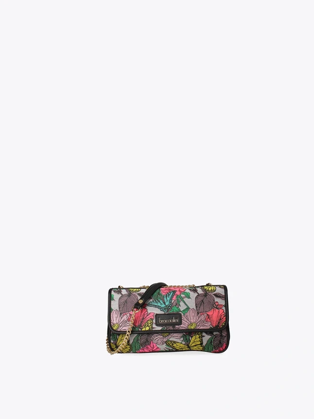 Women's Shoulder Bag In Soft Fabric For Work - Elegant Design