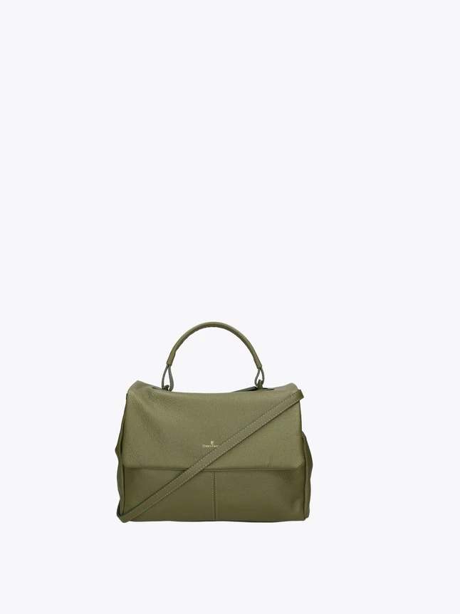 Minimalist Leather Satchel Handbag And Crossbody Strap for Everyday Use