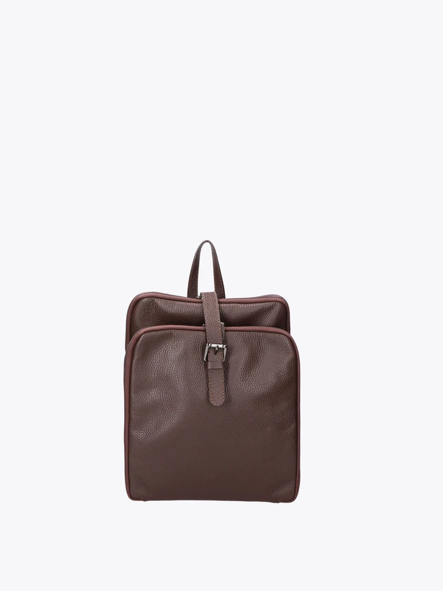 Classic Leather Backpack for Laptop And School