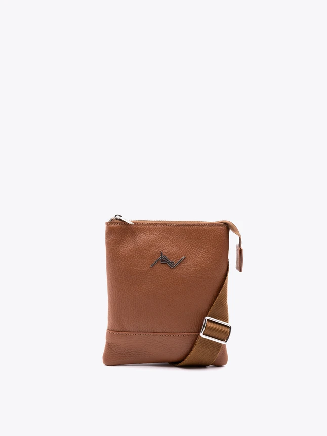 Pebbled Leather Crossbody Bag Minimalist Everyday Essentials
