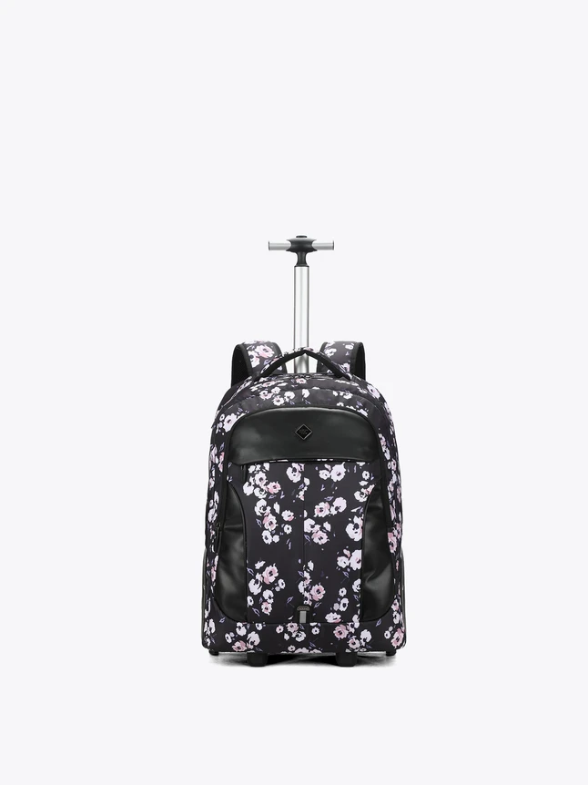 Floral Polyester Laptop Backpacks for School
