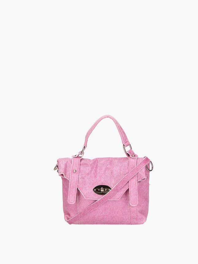 Minimalist Canvas Satchel with Top Handle And Crossbody Strap for Everyday