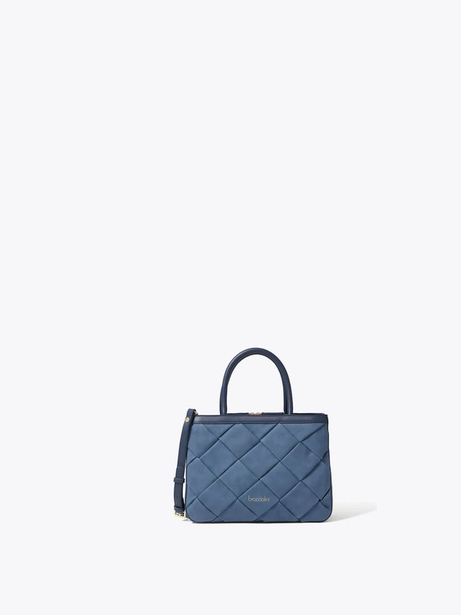Quilted Leather Satchel Bag for Everyday Use