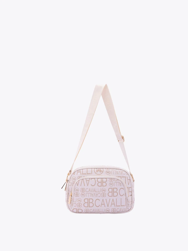 Monogram Print Canvas Crossbody Bag Everyday Essentials