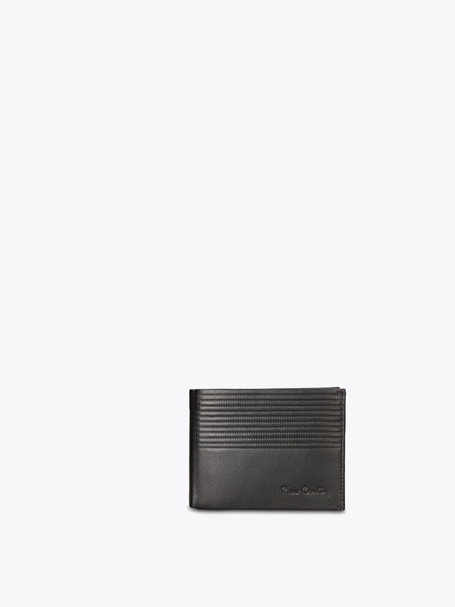 Men's Minimalist Wallet In Genuine Leather For Evening - Sophisticated Design