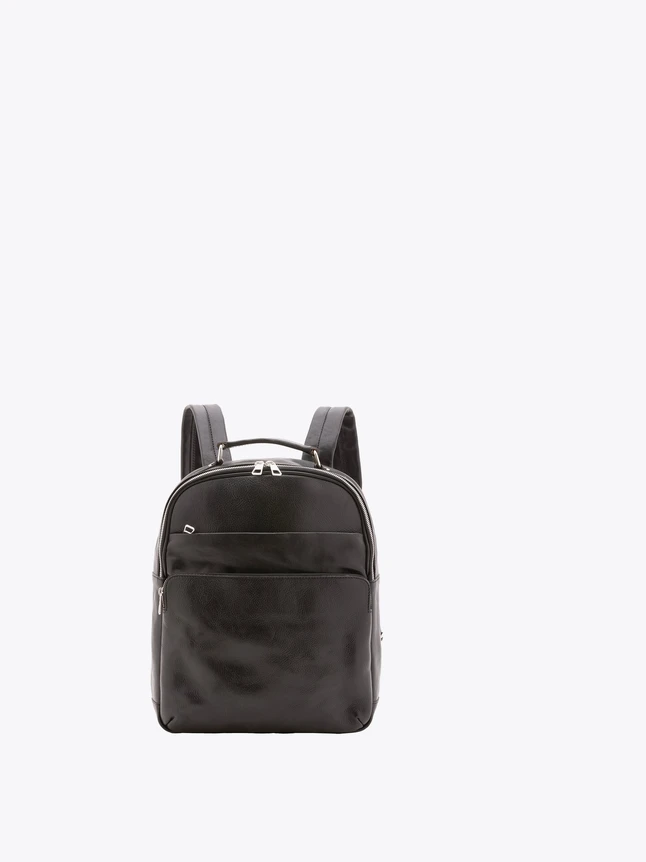 Classic Leather Backpack for Laptop