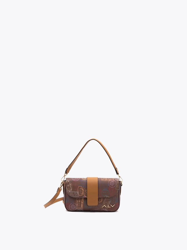Elegant Leather Crossbody Bag with Top Handle for Everyday Use
