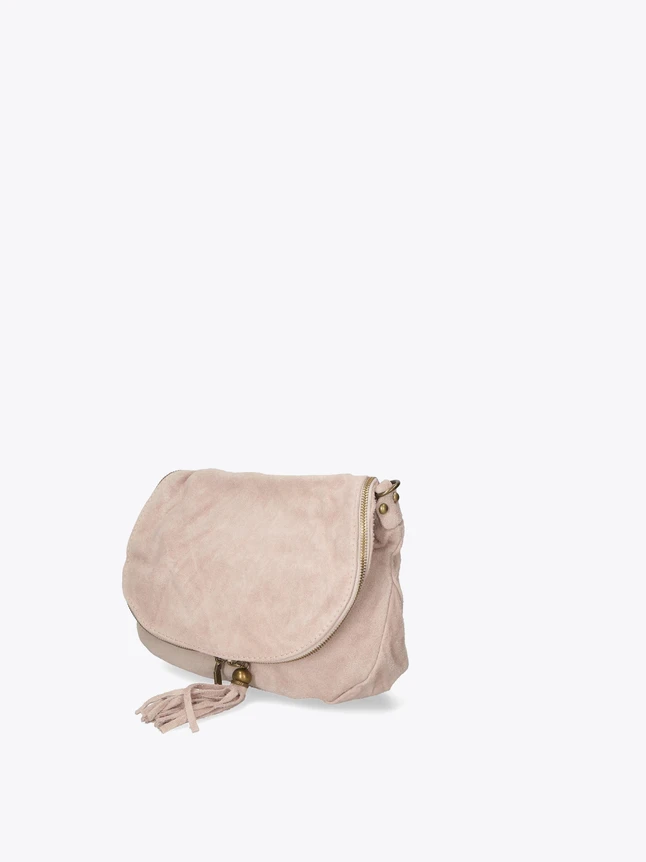 Boho Suede Crossbody Bag with Tassel for Everyday Use