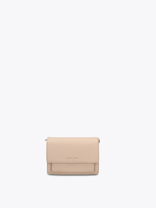 Contemporary Crossbody Bag In Vegan Leather For Women - Sleek Design