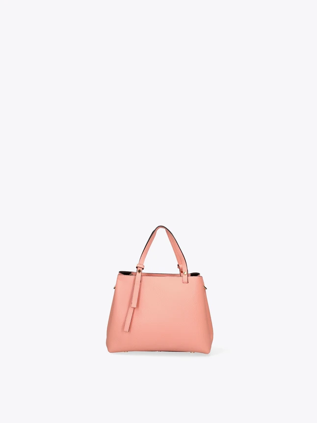 Elegant Pebbled Leather Top Handle Handbag For Versatile Daily Carry