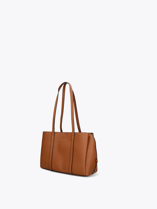 Sleek Vegan Leather Shopper Bag For Professional Everyday Carry