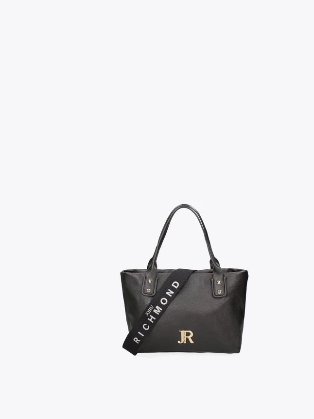 Nylon Tote Bag with Logo Strap And Monogram JR for Everyday Use