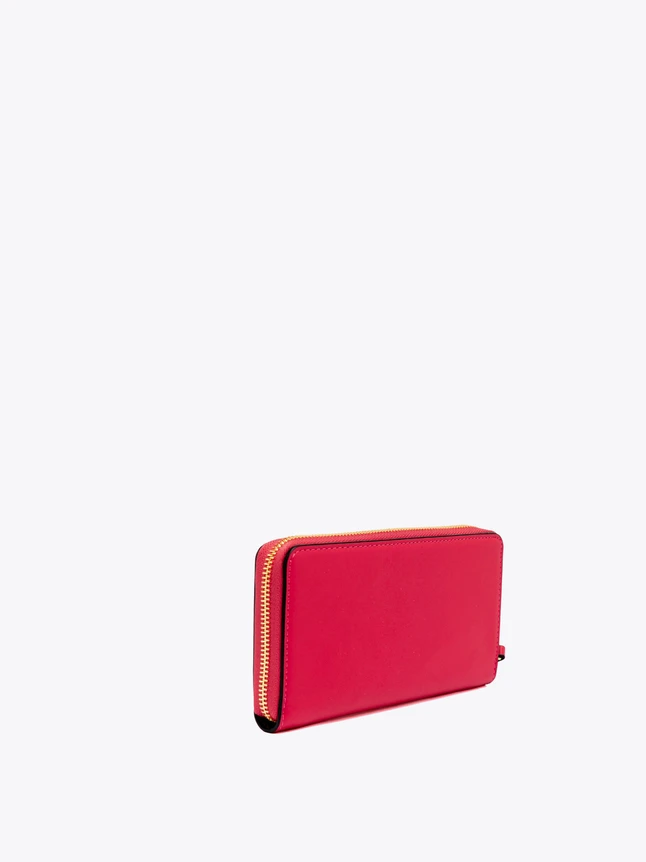 Sleek Leather Zip Around Continental Wallet For Modern Daily Essentials