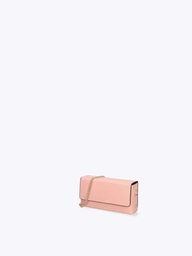 Elegant Leather Crossbody Wallet On Chain Bag For Versatile Style