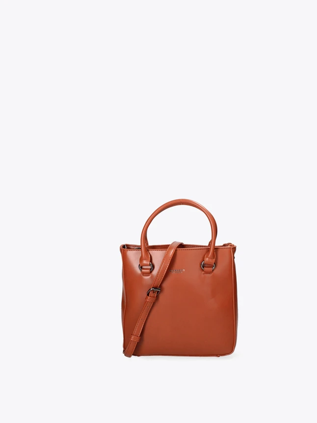 Leather Tote Bag with Top Handles And Removable Shoulder Strap for Everyday Use