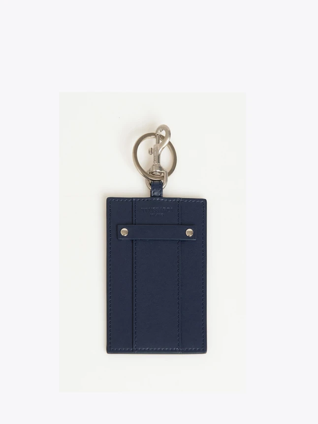Minimalist Leather Cardholder with Key Ring for Everyday Essentials