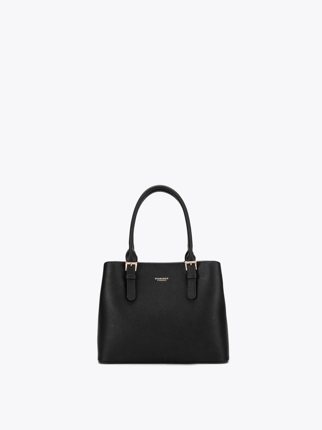 Minimalist Leather Top Handle Tote Bag for Office Use