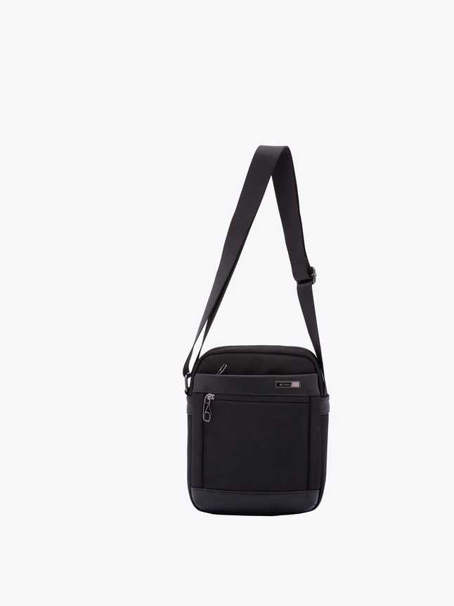 Nylon Crossbody Bag Leather Trim for Everyday Use
