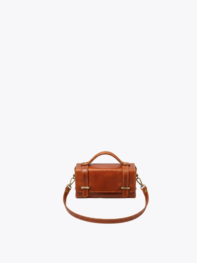 Women's Practical Crossbody Bag In Genuine Leather For Travel