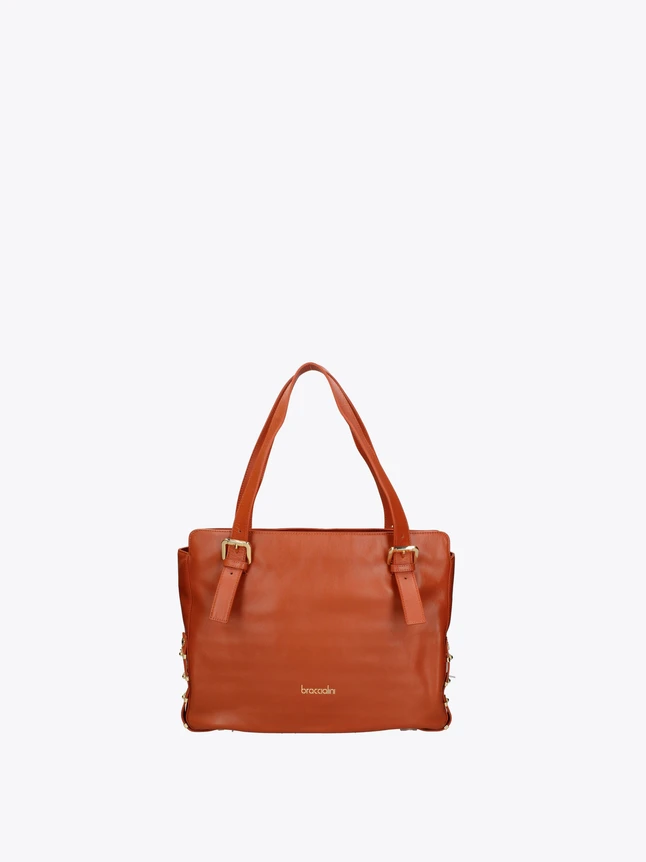 Minimalist PU Leather Tote Bag for Work