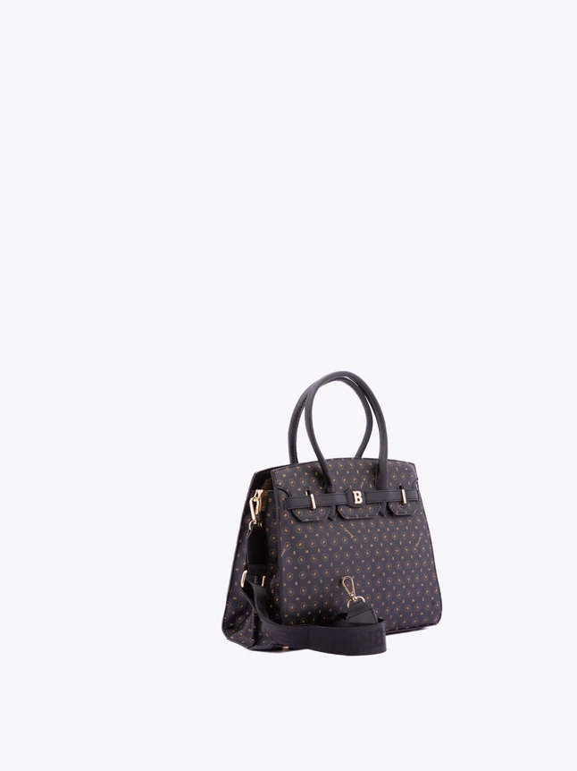 Leather Satchel Bag with Top Handles Adjustable Strap for Everyday Use