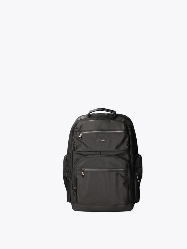 Nylon Laptop Backpacks Multiple Pocket Daypack for Work Travel School
