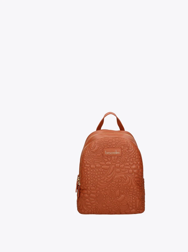Embossed Leather Laptop Backpacks for Everyday Use