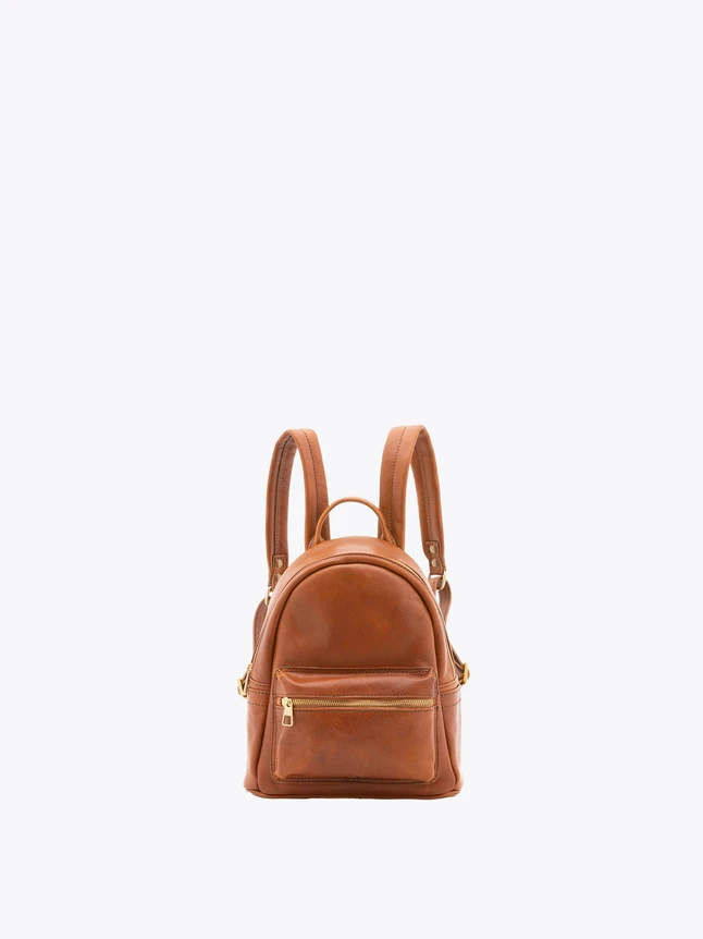 Classic Leather Backpack for Laptop