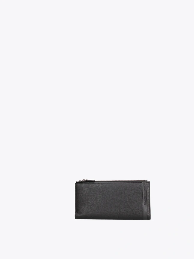 Men's Sophisticated Wallet In Genuine Leather For Work - Contemporary Design