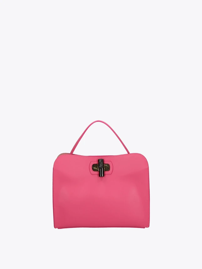 Minimalist Leather Satchel Bag Top Handle for Everyday Office Use