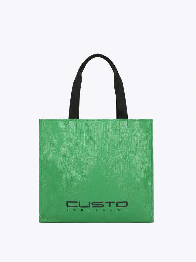 Chic Tote Bag In Vegan Leather For Women With Slim Shape - Minimalist Essential