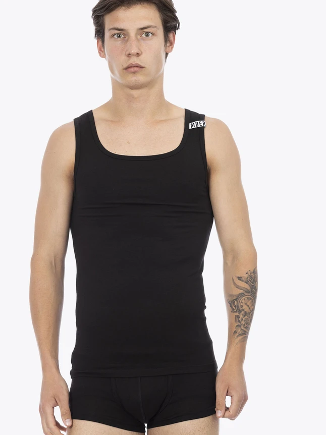 Minimalist Cotton Tank Top Undershirt Base Layer for Daily Wear