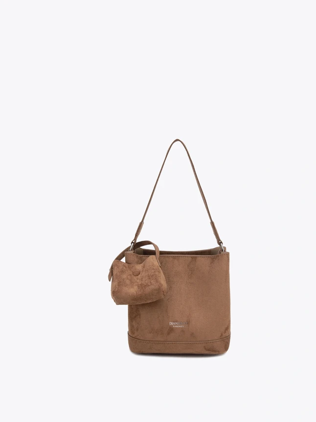 Vegan Leather Shoulder Bag For Women - Timeless Design - Minimalist Design